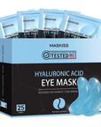 Maskiss Hyaluronic Acid Eye Masks for Dark Circles Puffy Eyes Undereye Bags - Blue