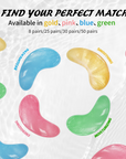 Maskiss Hyaluronic Acid Eye Masks for Dark Circles Puffy Eyes Undereye Bags - Blue