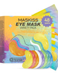 Maskiss Under Eye Patches Variety Pack (48 Pairs), Eye Masks for Dark Circles Puffy Eyes Undereye Bags With 8 Colors (6 Pairs/Color), Vegan Eye Skin Care Set for Bachelorette Party Favors