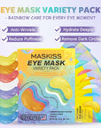 Maskiss Under Eye Patches Variety Pack (48 Pairs), Eye Masks for Dark Circles Puffy Eyes Undereye Bags With 8 Colors (6 Pairs/Color), Vegan Eye Skin Care Set for Bachelorette Party Favors