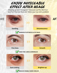 Maskiss Hyaluronic Acid Eye Masks for Dark Circles Puffy Eyes Undereye Bags - Blue