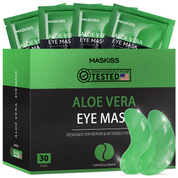 Maskiss Aloe Vera Eye Masks for Dark Circles Puffy Eyes Undereye Bags- Green